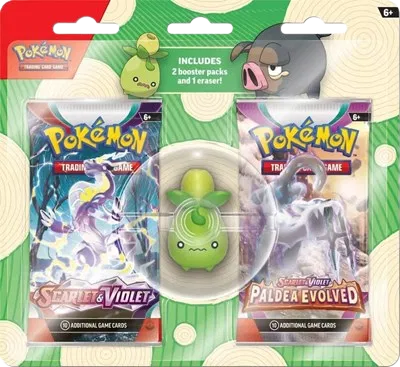 Pokemon TCG: Back to School Eraser Blister