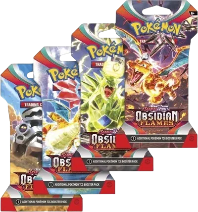 OBSIDIAN FLAMES - Sleeved Pack - Scarlet & Violet - Pokémon