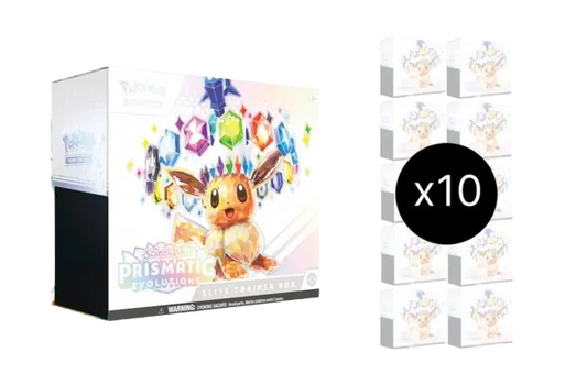 POKEMON - Scarlet & Violet PRISMATIC EVOLUTIONS Elite Trainer Box Case  ETB SV8.5 (x10 Etbs)