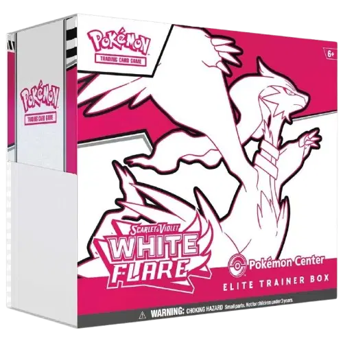 Pokémon Center WHITE FLARE - Sealed elite Trainer Box ETB  - Scarlet & Violet