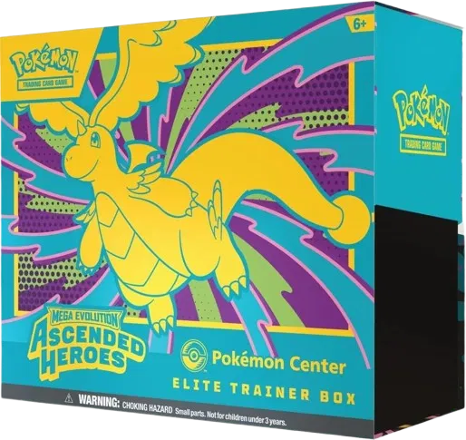 Pokémon Center Exclusive ASCENDED HEROES - ETB Elite Trainer Box - Mega Evolutions