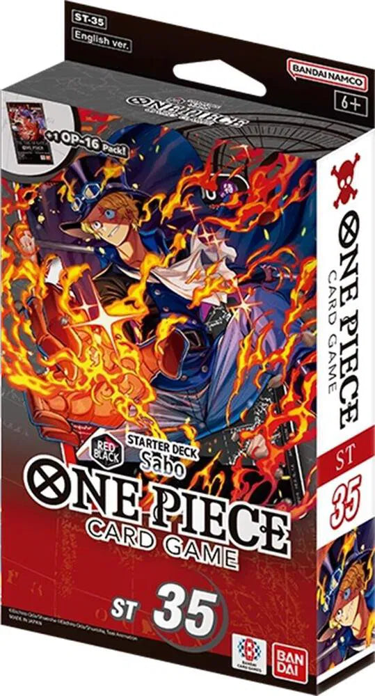 One Piece Card Game - Red/Black Starter Deck - ST 35 Sabo