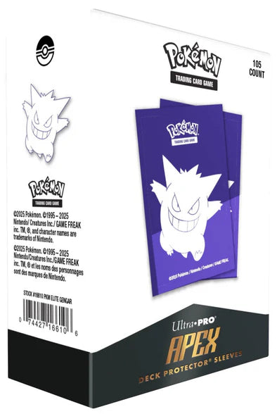 Gengar - Ultra Pro - Apex Standard Card Sleeves 105ct