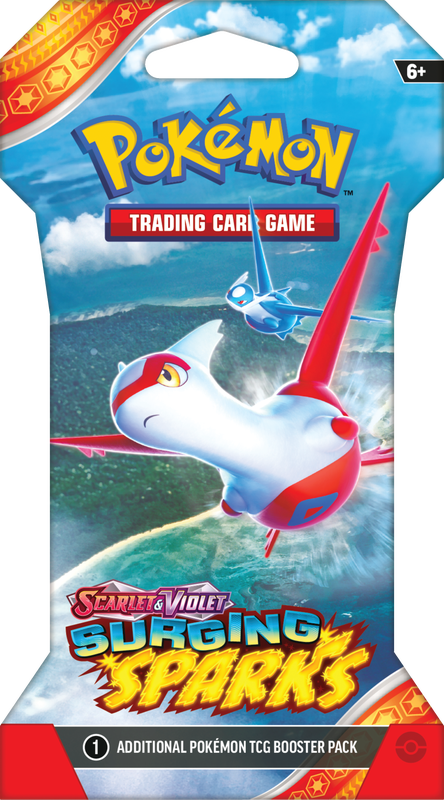 PREORDER - Pokémon SURGING SPARKS  - Sleeved Pack - Scarlet & Violet SV8