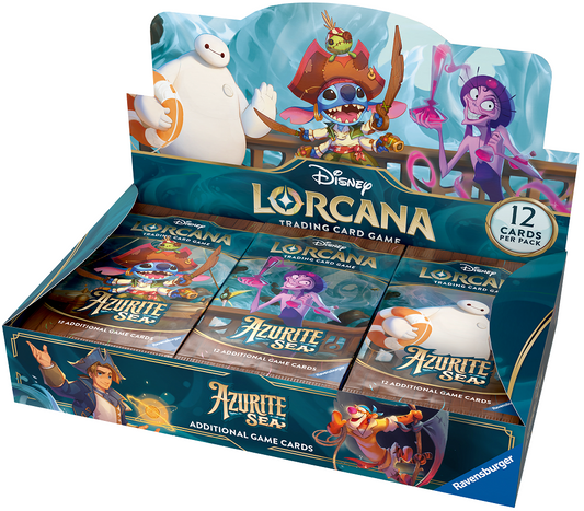 PREORDER Disney Lorcana - AZURITE SEA - Booster Box