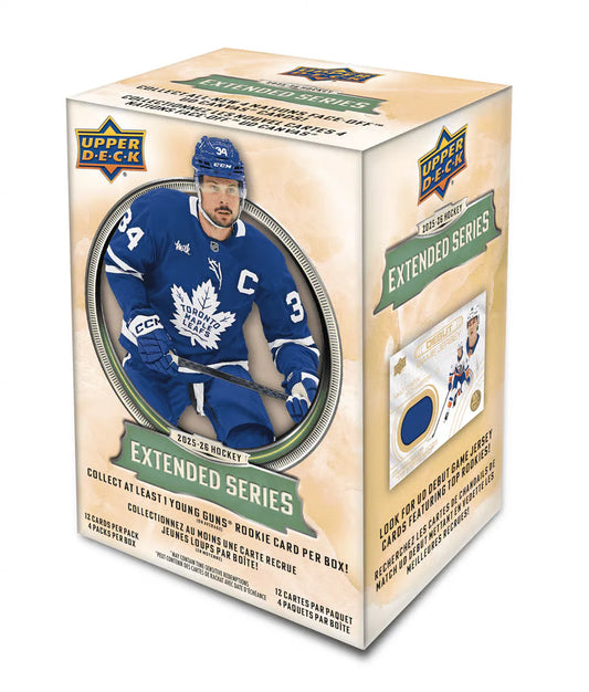 2025-26 Upper Deck UD Extended Series Hockey Blaster Value Box