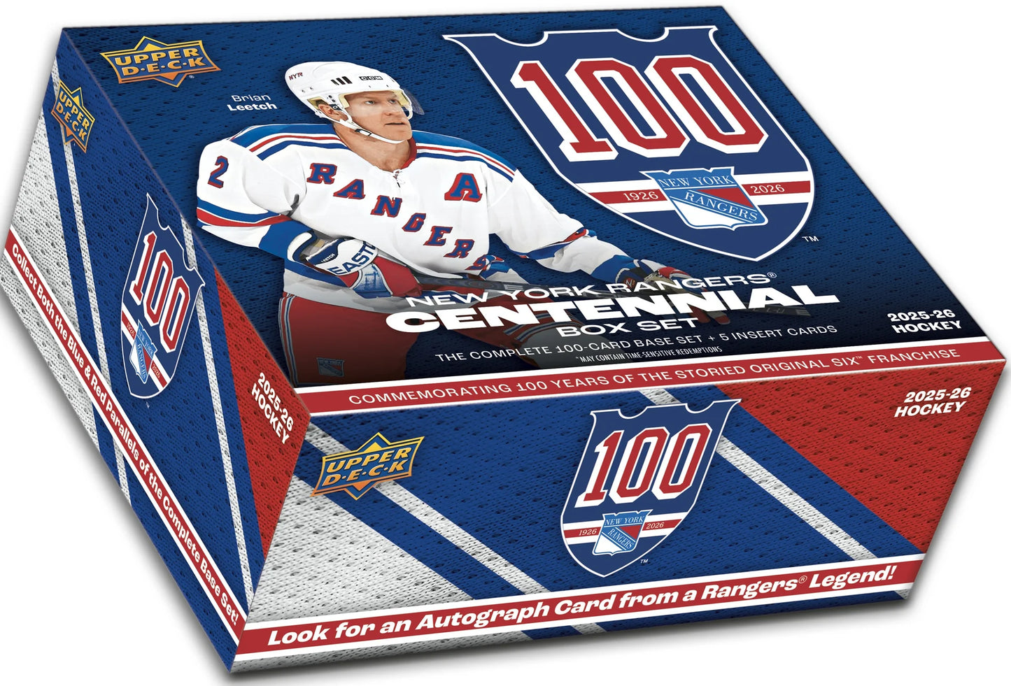 2025-26 Upper Deck NEW YORK RANGERS Centennial Box Set