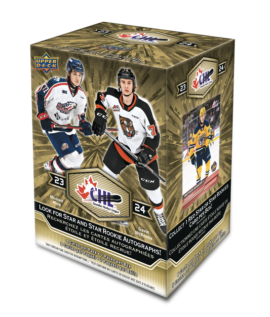 2023-24 Upper Deck CHL Hockey Blaster Box