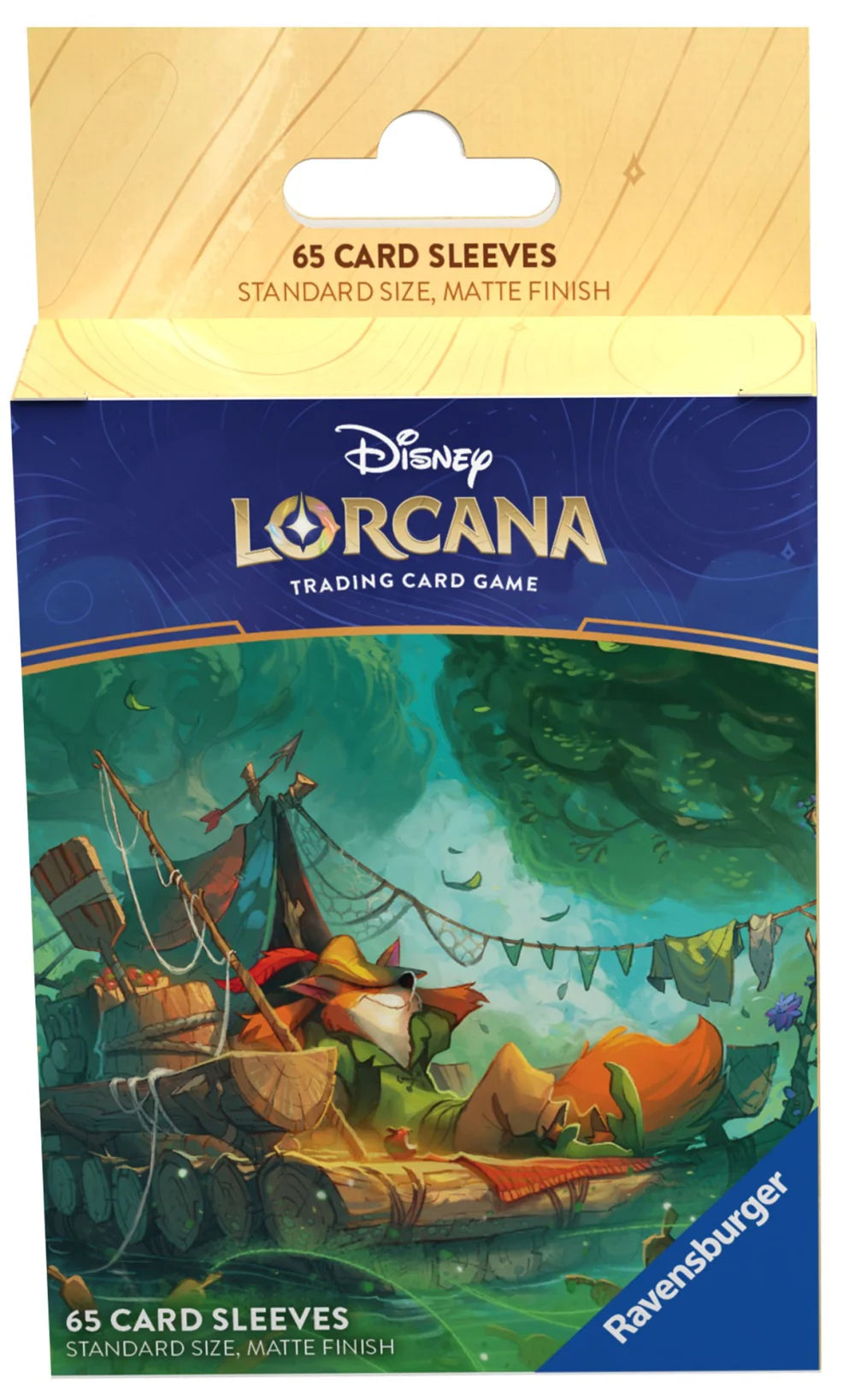 Disney LORCANA Into the Inklands ROBIN HOOD sleeves - 65 ct