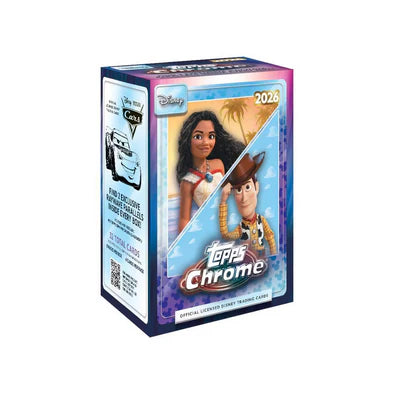 Disney 2026 Topps Chrome Blaster Value Box