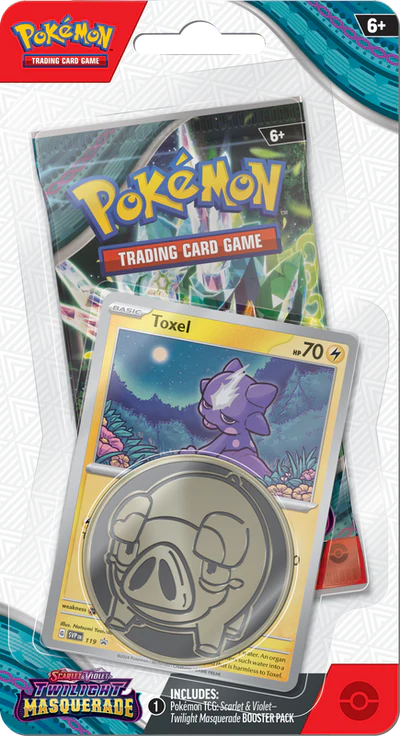 Pokémon TWIGHLIGHT MASQUERADE - Checklane Blister Pack - Scarlet & Violet