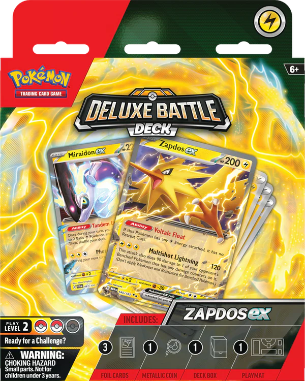 Pokémon Deluxe Battle Deck ZAPDOS ex / NINETALES ex