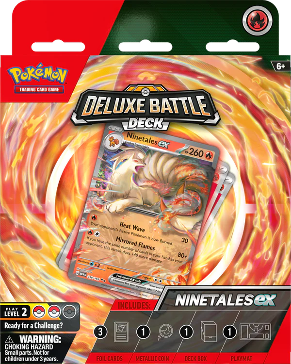 Pokémon Deluxe Battle Deck ZAPDOS ex / NINETALES ex