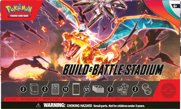 Pokémon OBSIDIAN FLAMES Build & Battle Stadium - Scarlet & Violet