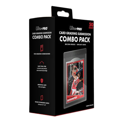 Card Grading Submission Combo Pack Semi-Rigid Card Holders - 50ct Box - Ultra Pro