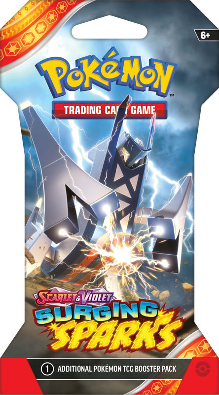 PREORDER - Pokémon SURGING SPARKS  - Sleeved Pack - Scarlet & Violet SV8