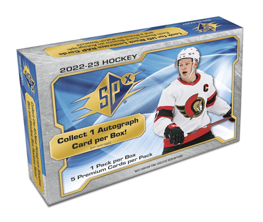 2022-23 UD SPX Hockey Hobby Box