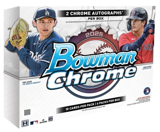2025 BOWMAN CHROME Baseball Hobby Box