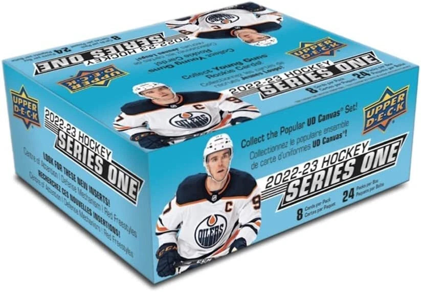 2022-23 Upper Deck Hockey Series 1 Retail Box (6 Young Guns)