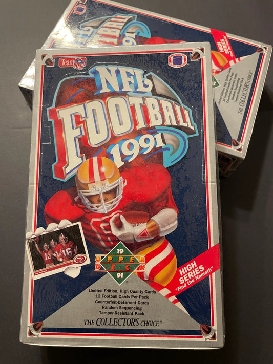 1991 Upper Deck  Football Hobby Box - Premiere Edition