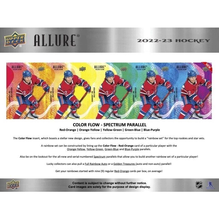 2022-23 UD Allure Hockey Hobby Box