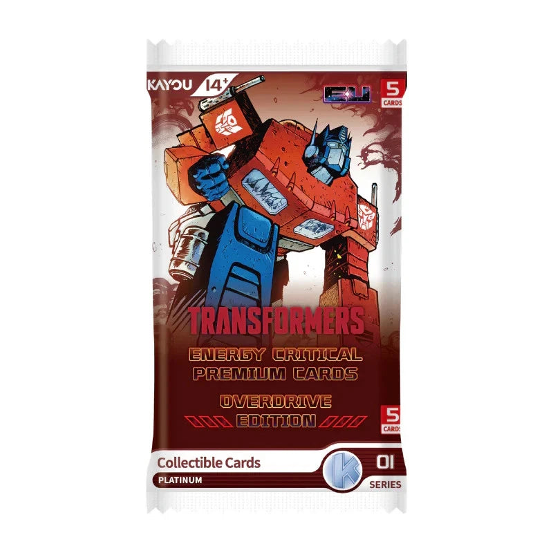 Transformers Energy Critical Premium Cards (Overdrive Edition) Series Kayou TCG:  Booster Box