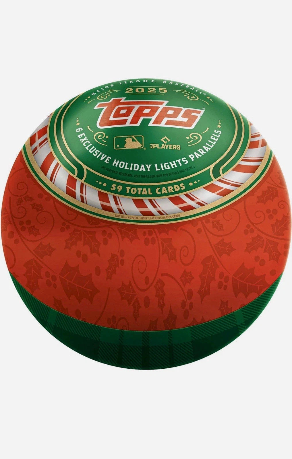 2025 MLB Topps Baseball Holiday Tin
