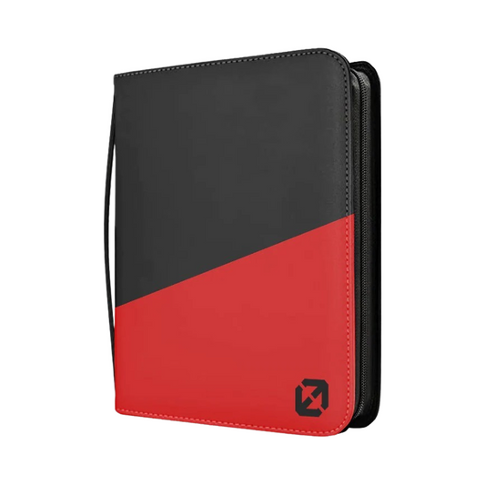 EVORETRO Shield+ 9-Pocket TOP LOADER Album Binder - Black/Red