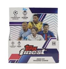 2022-23 Topps Finest UEFA Club Competitions Soccer Hobby Master Box (2 mini Boxes)