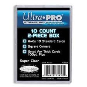 10 Cad Plastic Storage Box  - ULTRA PRO