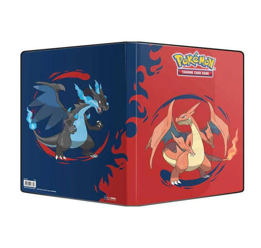 Pokémon  - 4 Pocket Portfolio Binder - MEGA CHARIZARD X & MEGA CHARIZARD Y