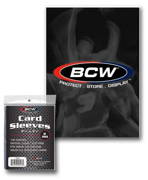 Soft Sleeves Standard 100 pack -(AKA Penny Sleeves) BCW