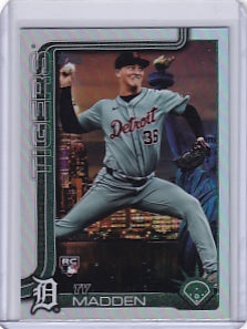 Ty Madden Rookie Base Big Apple Variation Card #483 2025 Topps Series 2 (Fanatics Fest Exclusive) Rookie Card RC Detroit Tigers