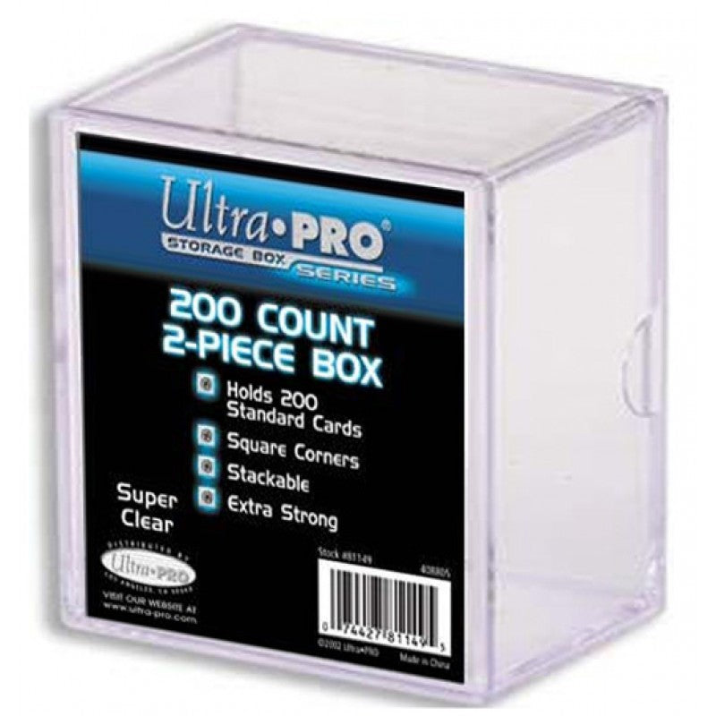 Slider 2-Piece Plastic Storage Box 200 card - ULTRA PRO