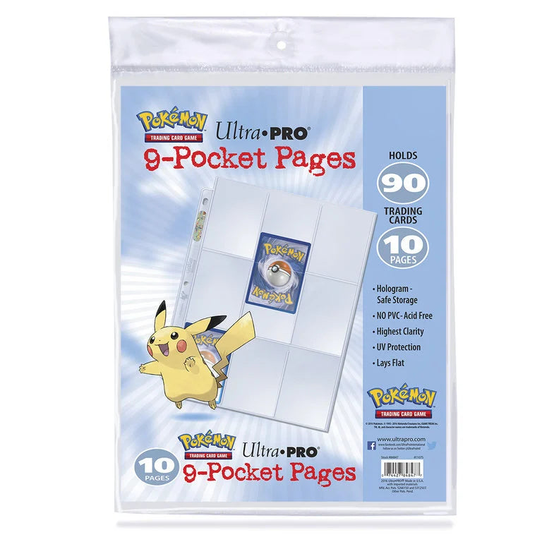 Pokemon UltraPro 9 pocket Pages