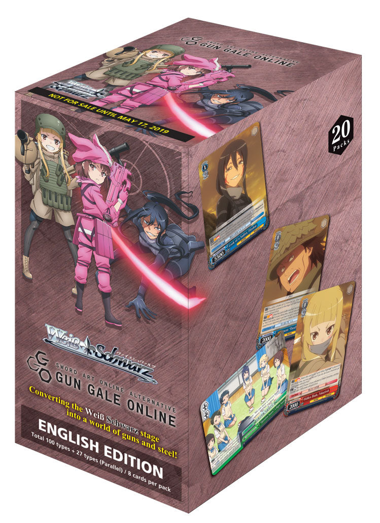 Weiss Schwarz - SAO Alternative Gun Gale Online Booster Box Reprint