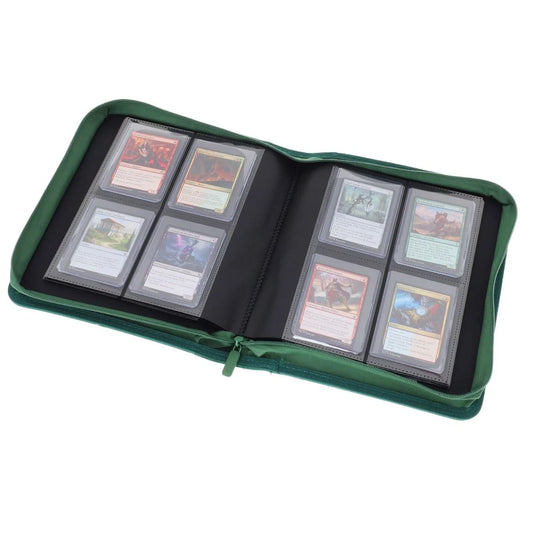 Z-Folio 4 Pocket Top Loader Binder - Green toploader