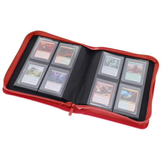 Z-Folio 4 Pocket Top Loader Binder - Red toploader